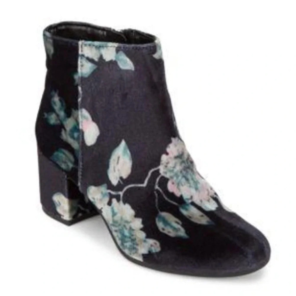 Circus velvet floral boots - Picture 1 of 9
